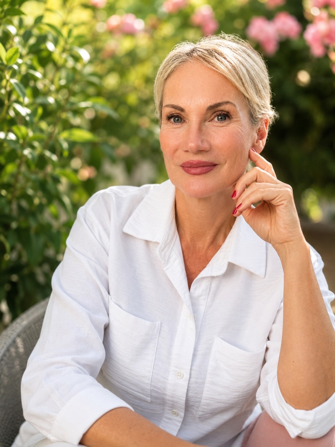 Anke Ames, Seelenbegleiterin und Gastgeberin des SoulMe Reset, im Porträt